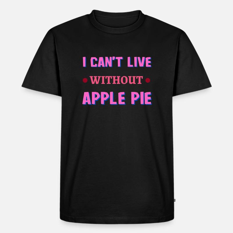 Ofenkuchen - Männer Premium Bio T-Shirt - Schwarz