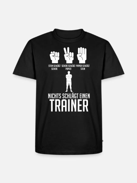 Sportmannschaft Trainer - Männer Premium Bio T-Shirt - Schwarz