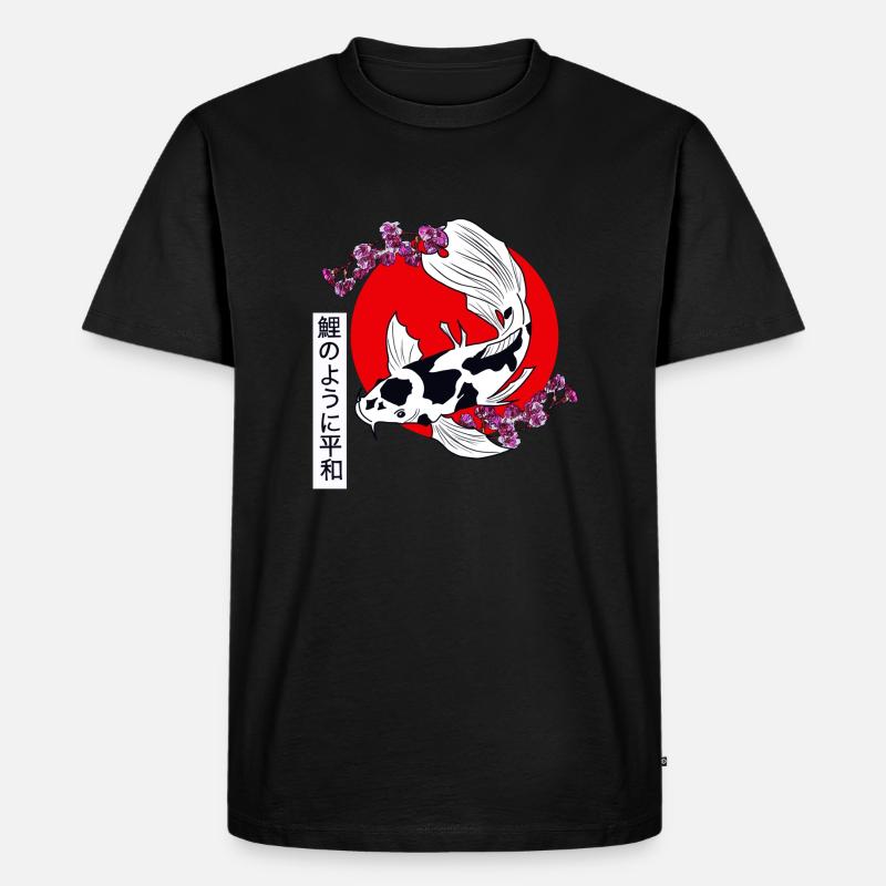 KOI - Männer Premium Bio T-Shirt - Schwarz