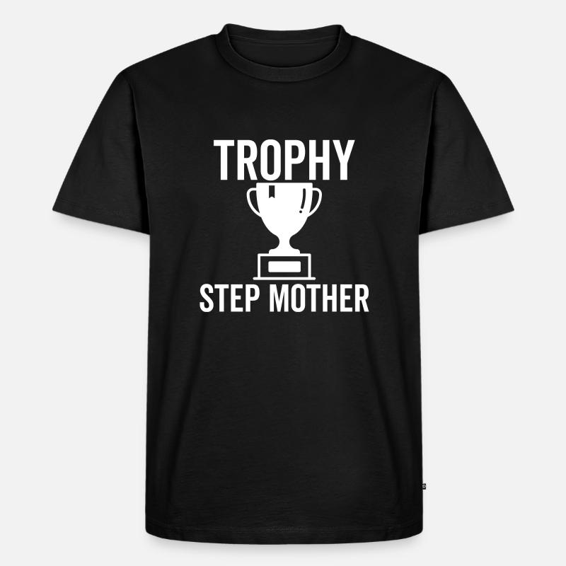 Trophäe Stiefmutter - Männer Premium Bio T-Shirt - Schwarz
