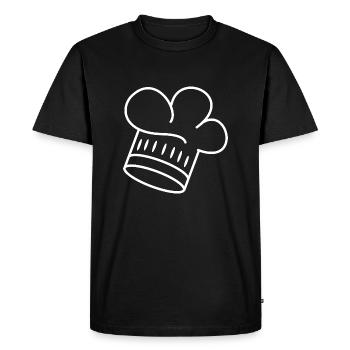 Toque - T-shirt Premium bio Homme - noir - Devant - Nico (187cm)
