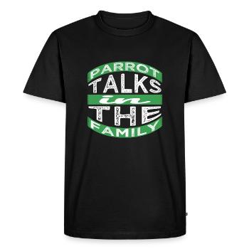 blagues blague amusant perroquet faits parlant perroquets cool - T-shirt Premium bio Homme - noir - Devant - Nico (187cm)