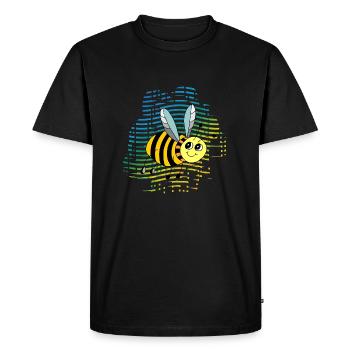 Insekt - Männer Premium Bio T-Shirt - Schwarz - Vorne - Nico (187cm)