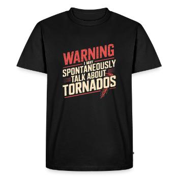 Forces of nature and their fascination - Men's Premium Organic T-Shirt - black - Front - Nico (187cm)