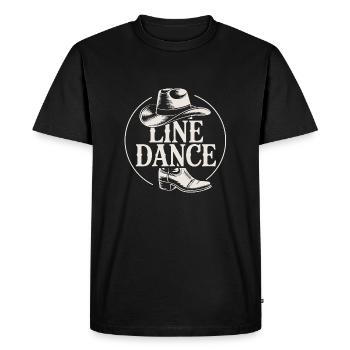 Formation de groupe de danse en ligne My Dance Sport - T-shirt Premium bio Homme - noir - Devant - Nico (187cm)