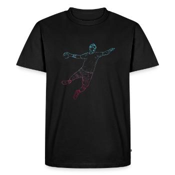 Handball Handball players Handball players - Men's Premium Organic T-Shirt - black - Front - Nico (187cm)