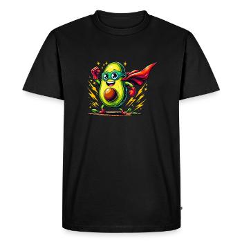 Supercado - T-shirt Premium bio Homme - noir - Devant - Nico (187cm)
