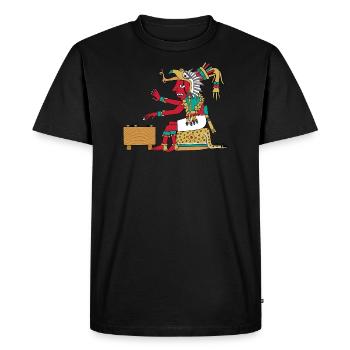 Eagle Warrior joue au Go - T-shirt Premium bio Homme - noir - Devant - Nico (187cm)