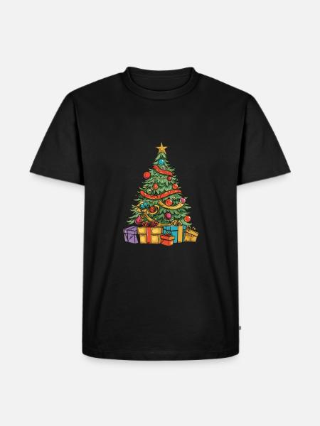 Sapin de Noël Noël - T-shirt Premium bio Homme - noir