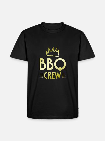 Équipe de barbecue - T-shirt Premium bio Homme - noir
