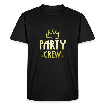 Équipe de fête - T-shirt Premium bio Homme - noir - Devant - Nico (187cm)