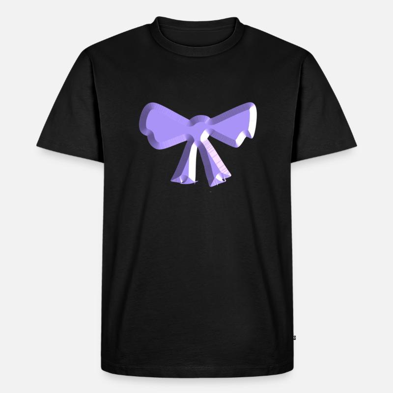 loop symbol fly purple - Men's Premium Organic T-Shirt - black