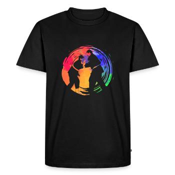 Judo - T-shirt Premium bio Homme - noir - Devant - Nico (187cm)