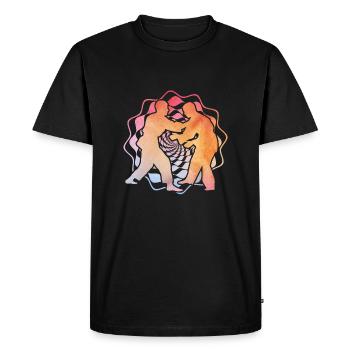 Judo - T-shirt Premium bio Homme - noir - Devant - Nico (187cm)