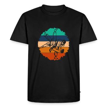 Judo - T-shirt Premium bio Homme - noir - Devant - Nico (187cm)