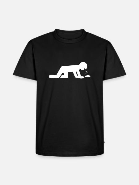 Kotzen - Männer Premium Bio T-Shirt - Schwarz
