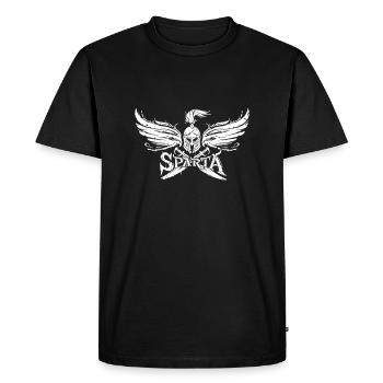 Spartiates - T-shirt Premium bio Homme - noir - Devant - Nico (187cm)