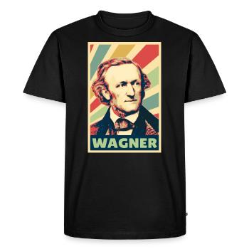 Wagner Vintage Colores - T-shirt Premium bio Homme - noir - Devant - Nico (187cm)