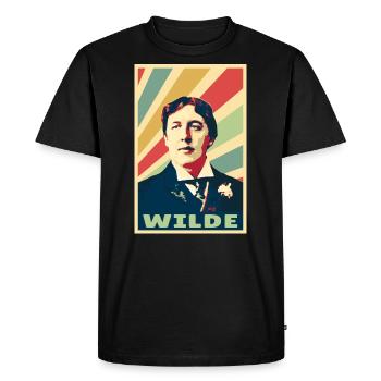 Oscar Wilde Vintage Colores - T-shirt Premium bio Homme - noir - Devant - Nico (187cm)