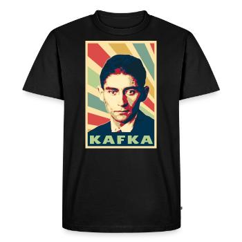Franz Kafka Colores vintage - T-shirt Premium bio Homme - noir - Devant - Nico (187cm)
