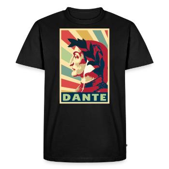 Dante Vintage Colors - Men's Premium Organic T-Shirt - black - Front - Nico (187cm)