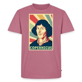 Nicolaus Copernicus Vintage Colores - T-shirt Premium bio Homme - mauve - Devant - Nico (187cm)