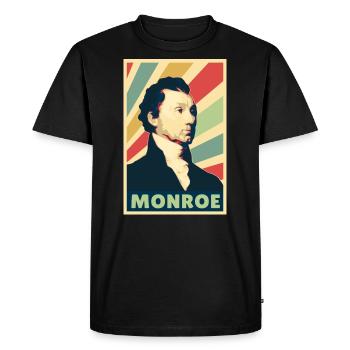 James Monroe Vintage Colores - T-shirt Premium bio Homme - noir - Devant - Nico (187cm)
