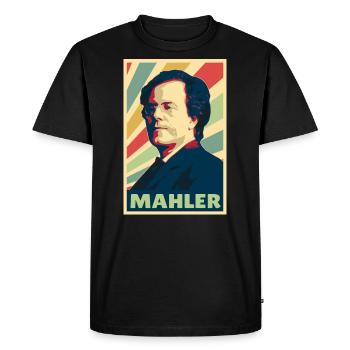 Gustaf Mahler Vintage Colores - T-shirt Premium bio Homme - noir - Devant - Nico (187cm)