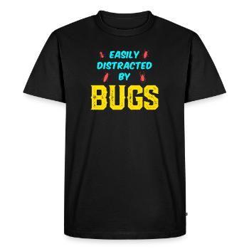 Bug Collector Insect Apparel - Men's Premium Organic T-Shirt - black - Front - Nico (187cm)