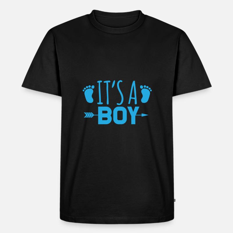 C’est un garçon - T-shirt Premium bio Homme - noir