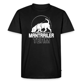 MANTRAILER TEAM Dog Sports Search Dogs Dog Dog - Men's Premium Organic T-Shirt - black - Front - Nico (187cm)