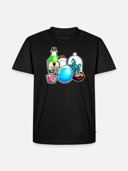 Witch's Kitchen - Männer Premium Bio T-Shirt - Schwarz