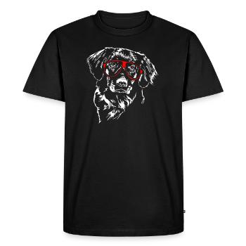 NOVA SCOTIA DUCK TOLLING RETRIEVER Dog Wilsigns - Men's Premium Organic T-Shirt - black - Front - Nico (187cm)