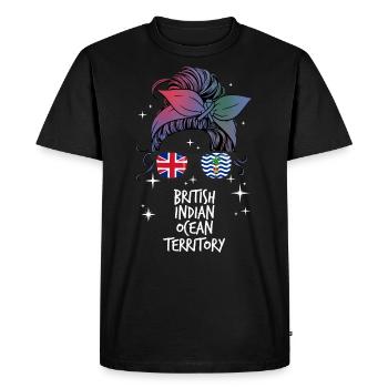 Territoire britannique de l'océan Indien - T-shirt Premium bio Homme - noir - Devant - Nico (187cm)
