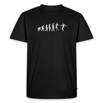 Lindy Hop Dance Evolution Gift T-shirt moche - T-shirt Premium bio Homme - noir - Devant - Nico (187cm)