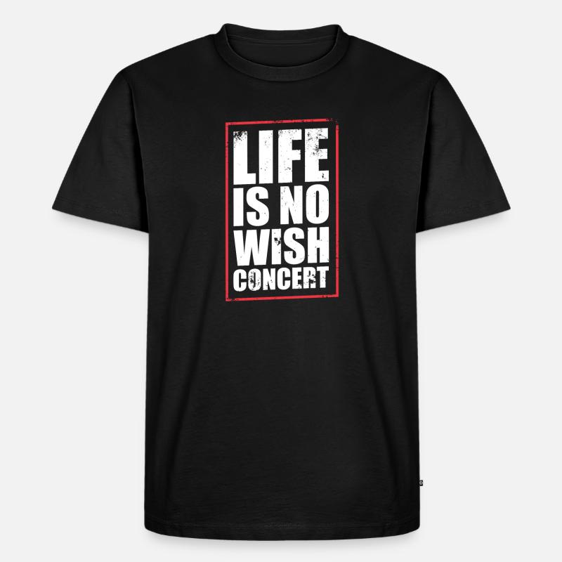 Denglisch Spruch - Männer Premium Bio T-Shirt - Schwarz