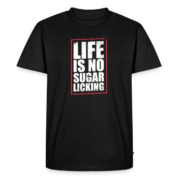 Denglish dicton - T-shirt Premium bio Homme - noir - Devant - Nico (187cm)