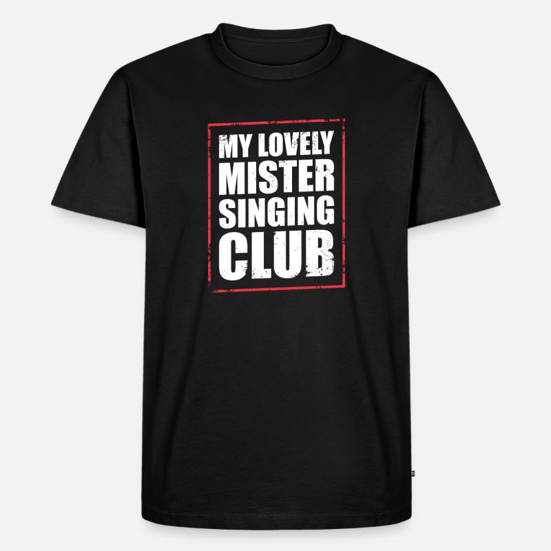 Denglisch Spruch - Männer Premium Bio T-Shirt - Schwarz