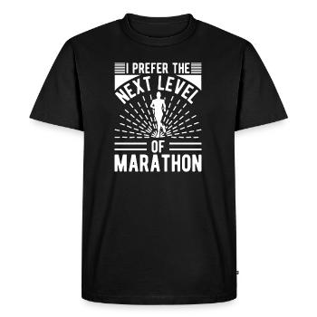 Conception de coureur de cross-country - XC Coach - Course à pied - T-shirt Premium bio Homme - noir - Devant - Nico (187cm)