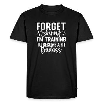 Powerlifting Bodybuilder Fit Badass Gym - T-shirt Premium bio Homme - noir - Devant - Nico (187cm)