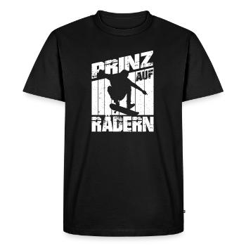 Skateboard Graphic for Boys Girls Men - Men's Premium Organic T-Shirt - black - Front - Nico (187cm)