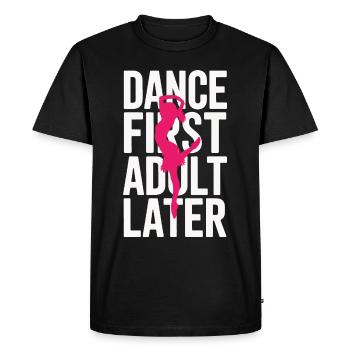 Dansant Danseurs Dansant - T-shirt Premium bio Homme - noir - Devant - Nico (187cm)