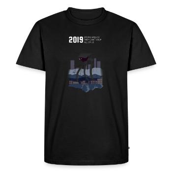 Zone tempête 51 - T-shirt Premium bio Homme - noir - Devant - Nico (187cm)