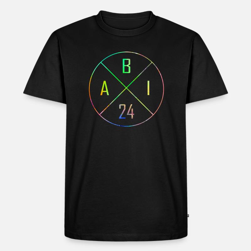ABI 24 - Männer Premium Bio T-Shirt - Schwarz