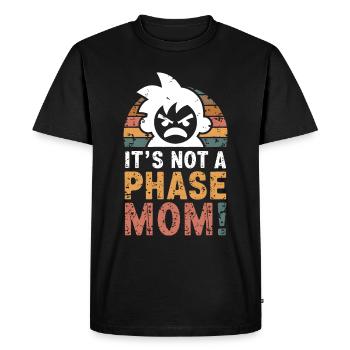 Ce n’est pas une phase maman ! Emo Goth Alternative - T-shirt Premium bio Homme - noir - Devant - Nico (187cm)