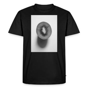 kiwi - Men's Premium Organic T-Shirt - black - Front - Nico (187cm)