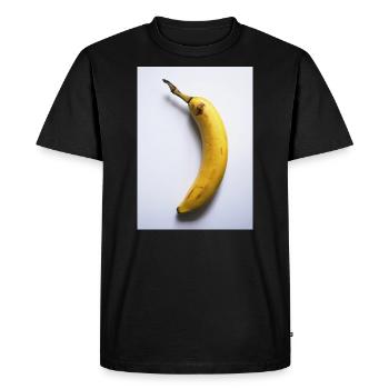 banane - T-shirt Premium bio Homme - noir - Devant - Nico (187cm)