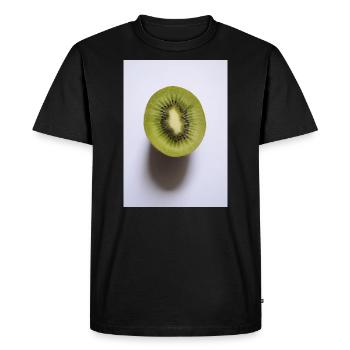 kiwi - T-shirt Premium bio Homme - noir - Devant - Nico (187cm)