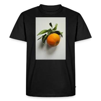 Mandarine - T-shirt Premium bio Homme - noir - Devant - Nico (187cm)
