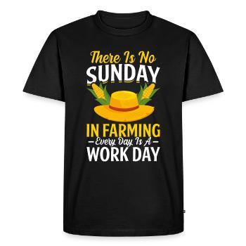 Quota d’agriculteur pour tracteurs agricoles - T-shirt Premium bio Homme - noir - Devant - Nico (187cm)